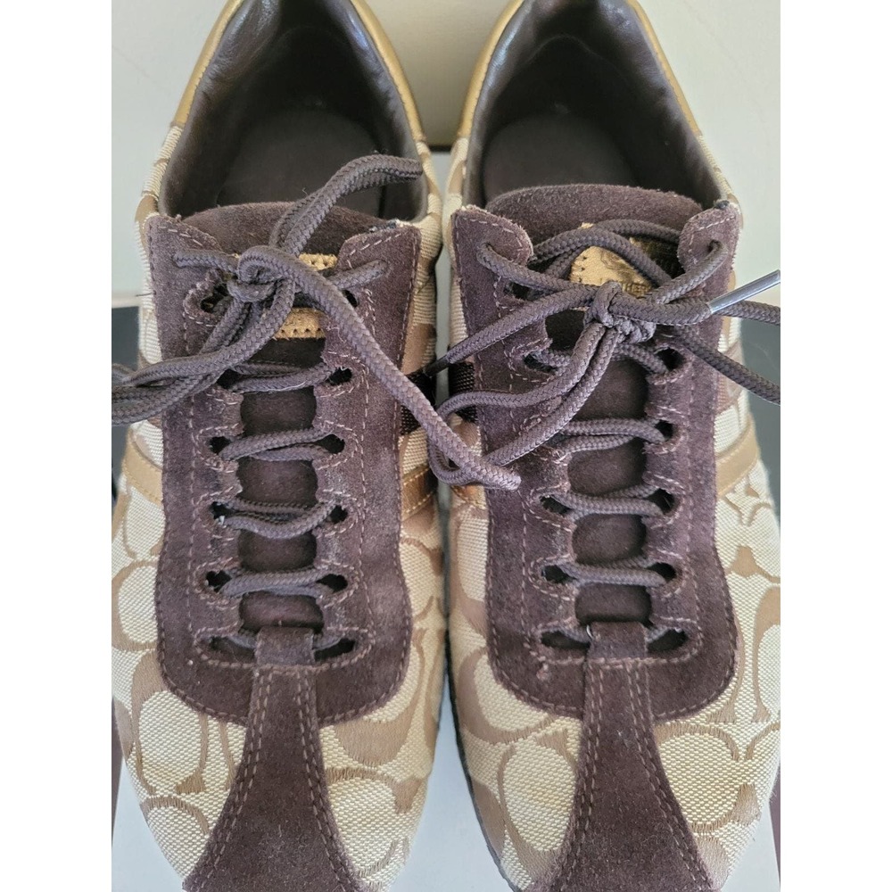 Coach signature canvas shoes size 9 - Picture 10 of 12